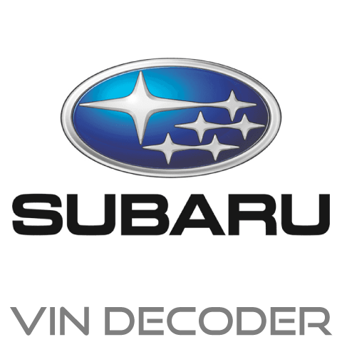 Subaru VIN Decoder