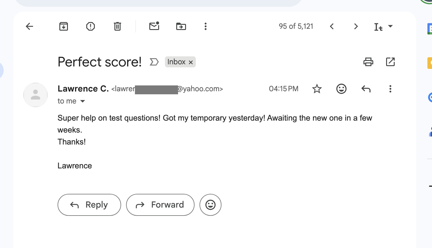 Feedback Email 2