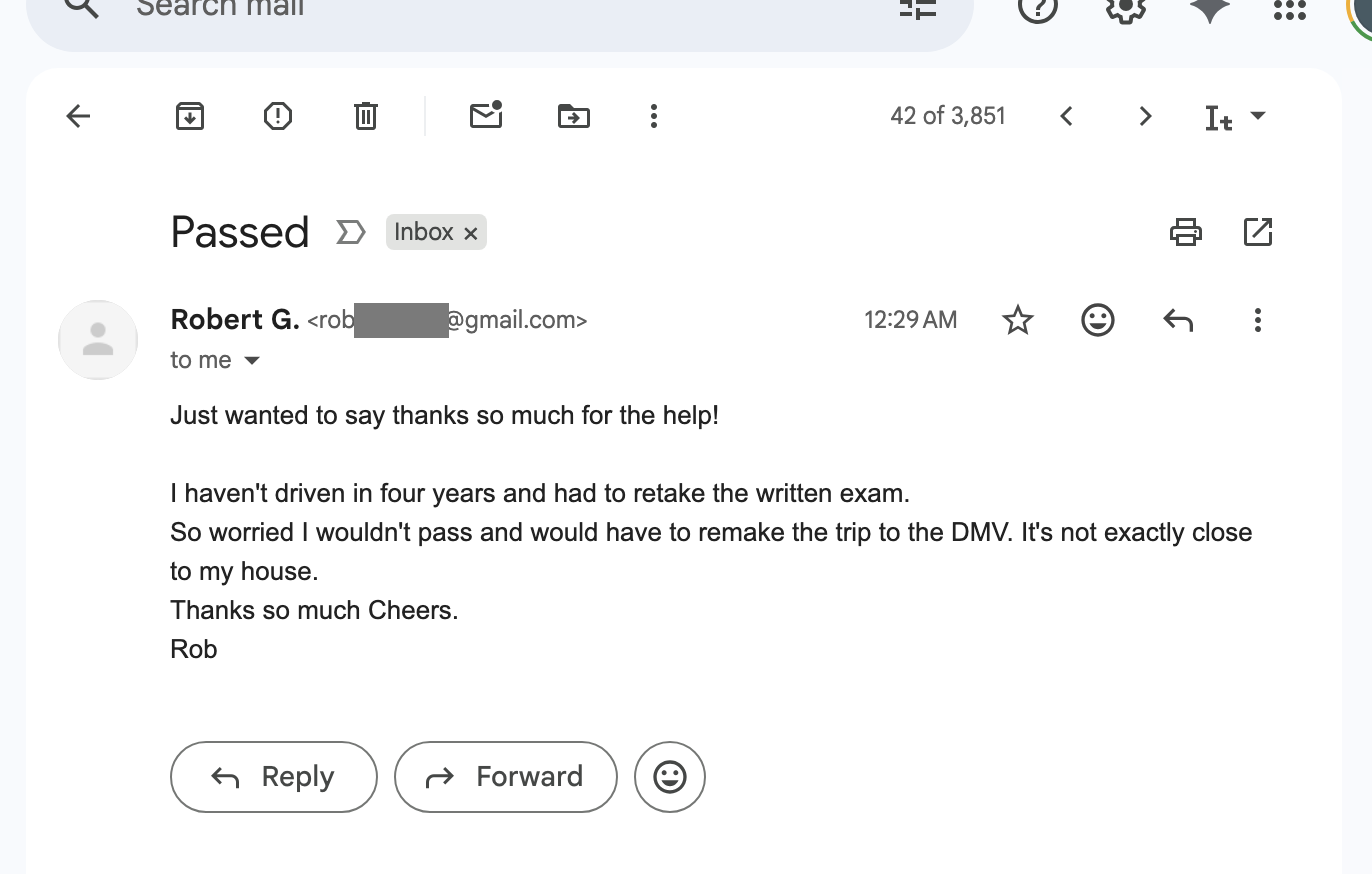 Feedback Email 3