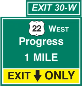 exit only