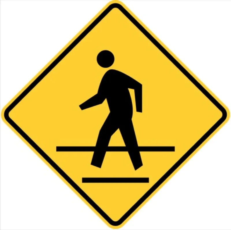Pedestrian Crossing Sign